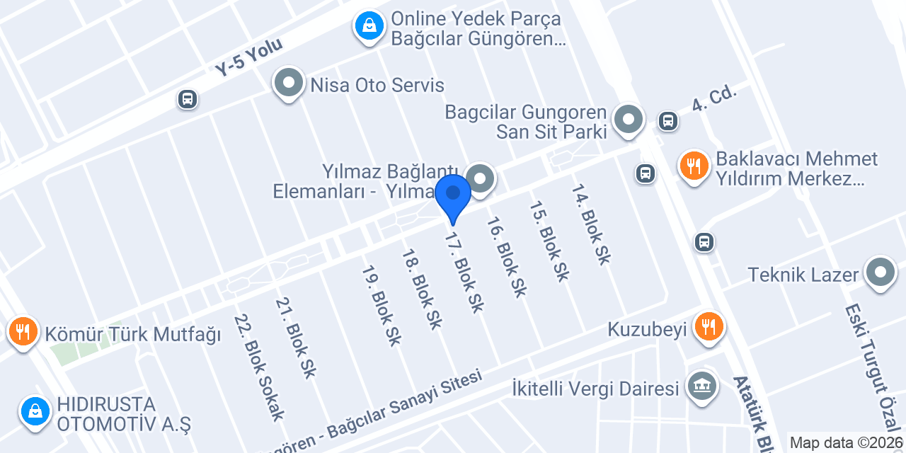 KARACA AUTO YEDEK PARÇA konumu