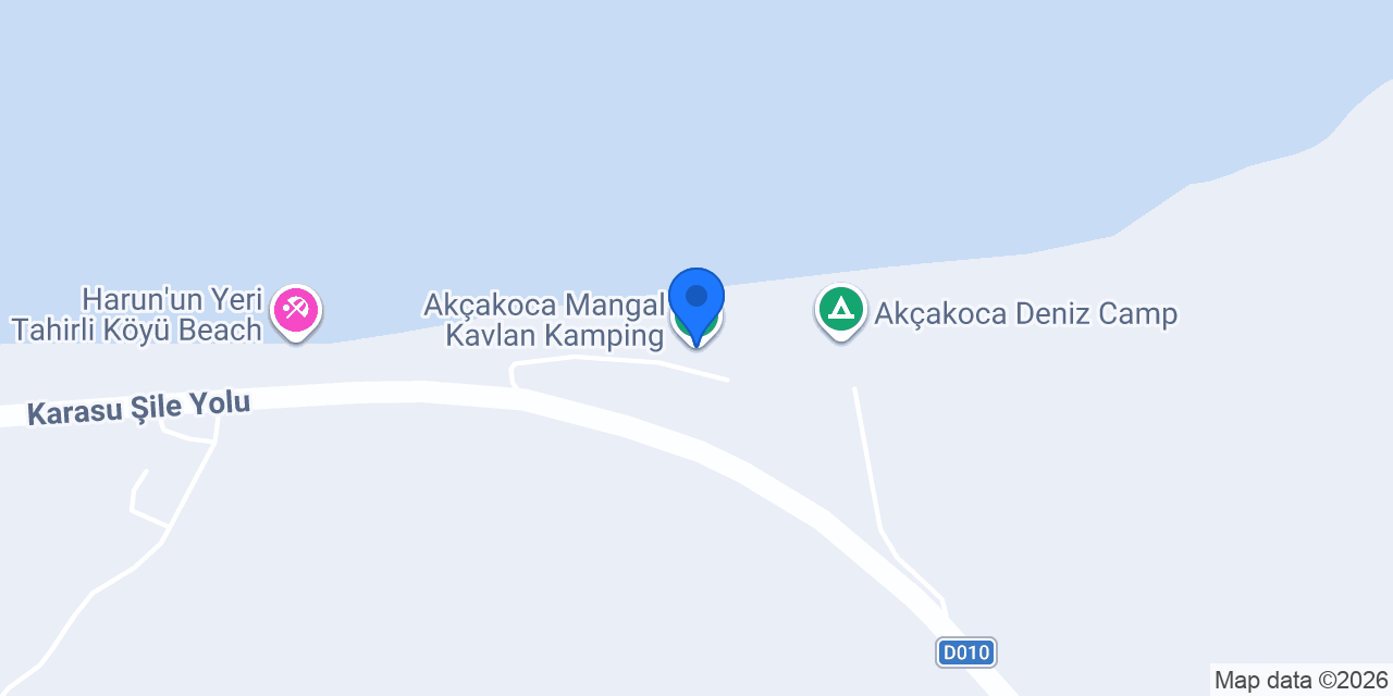 Akçakoca Mangal Kavlan Kamping konumu