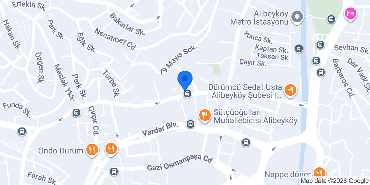 Irmak Pasta & Cafe konumu
