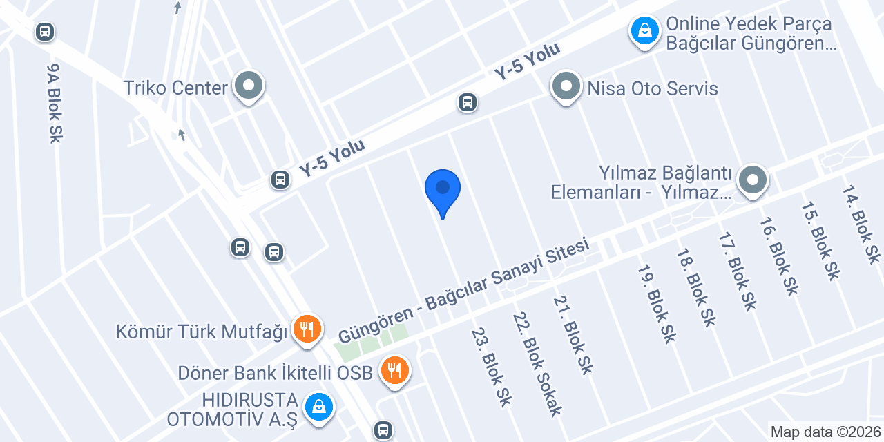 HAN Oto Servis konumu