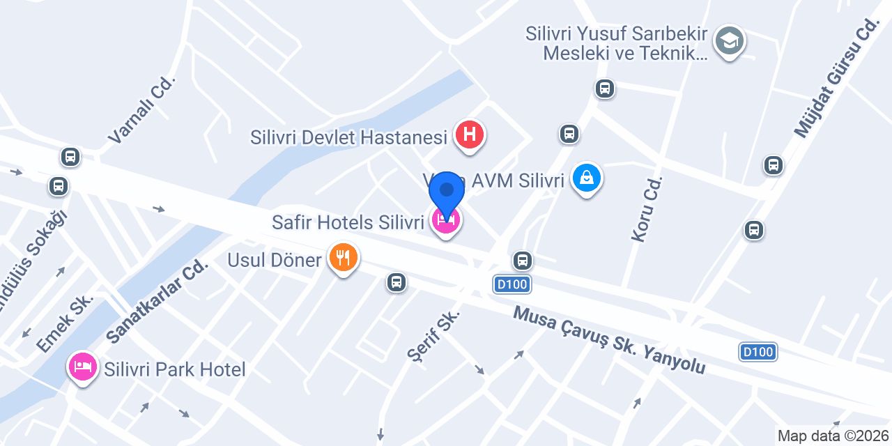 Silivri Safir Spa Masaj konumu