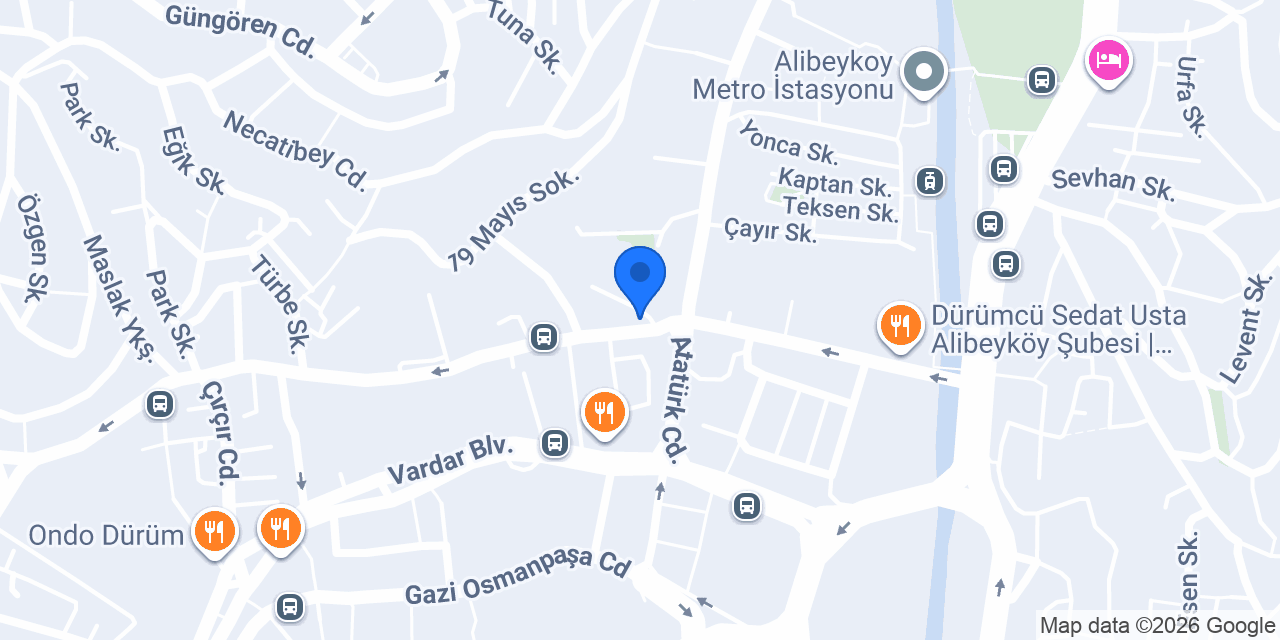 EKLERİSTAN ALİBEYKÖY konumu