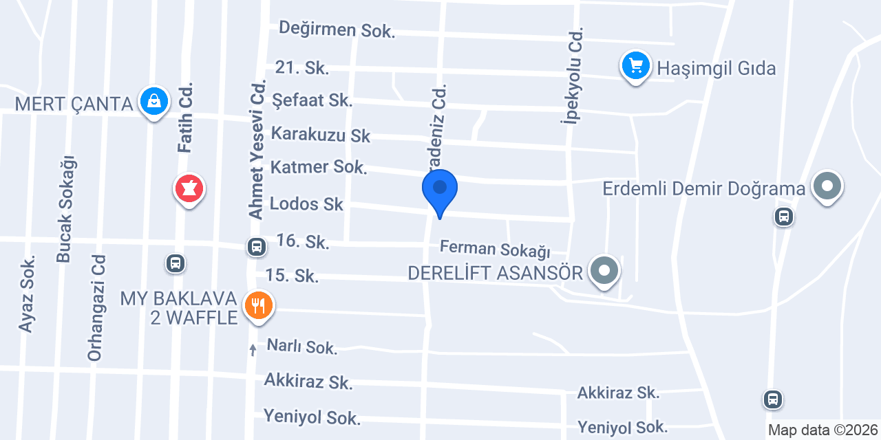 Salkım Proje konumu