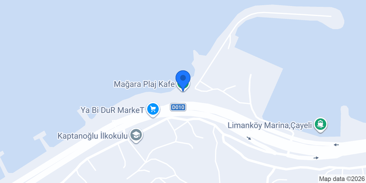 Mağara Plaj Kafe konumu