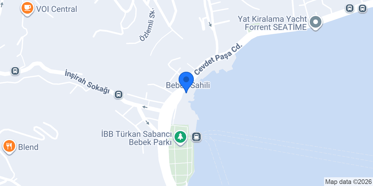 Divan Pastanesi Bebek konumu