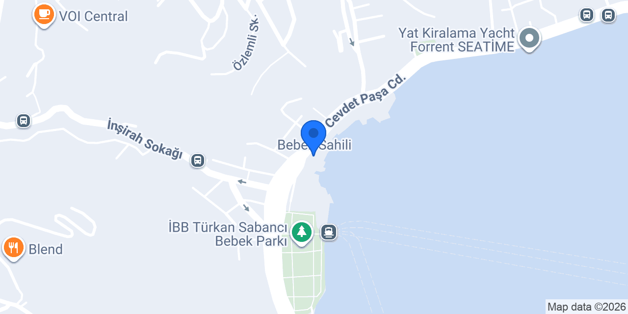 Divan Brasserie Bebek konumu