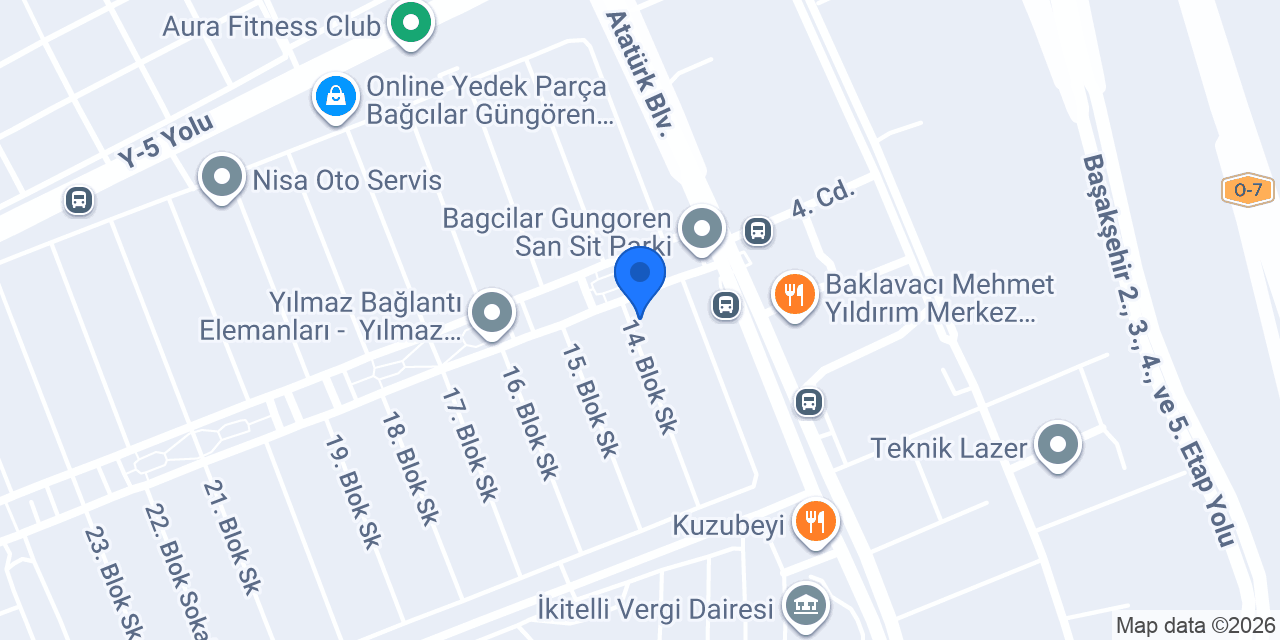 Aras Kargo Günbağ Şubesi konumu
