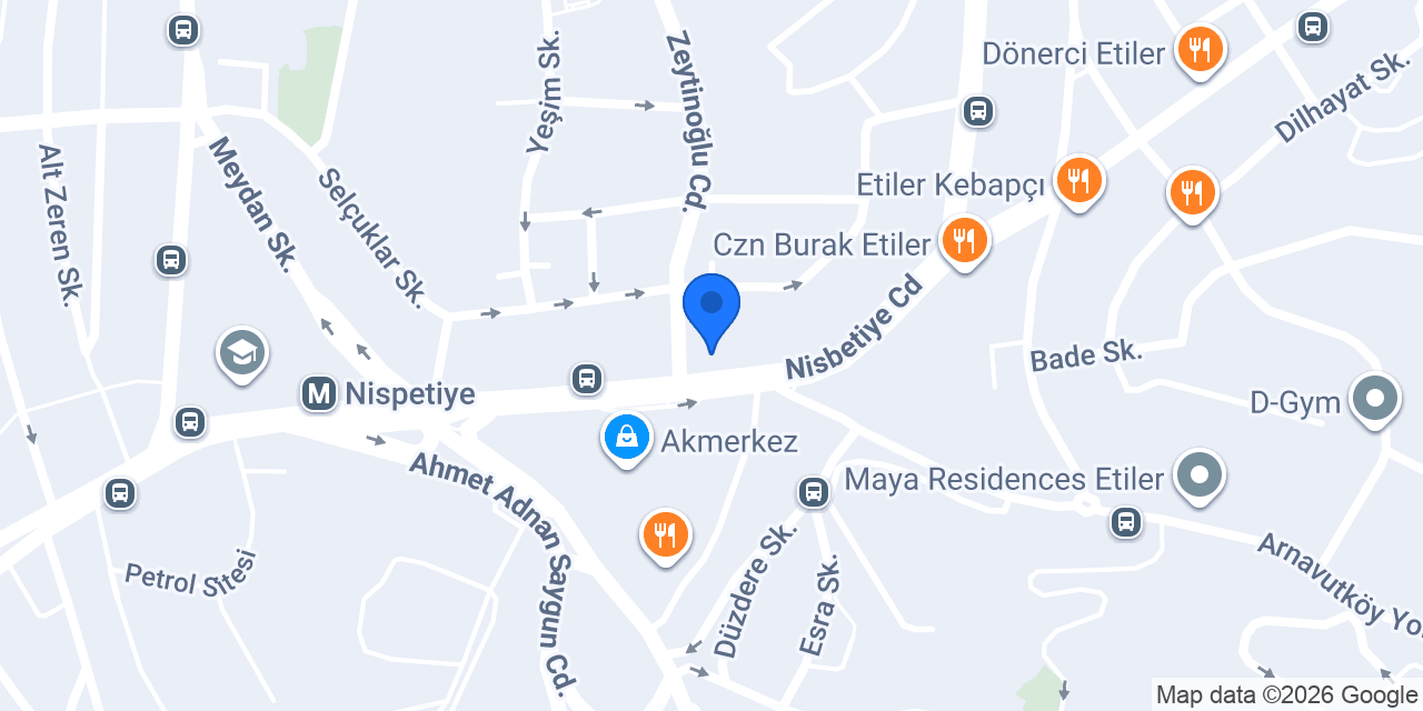 Diş Hekimi Doğa Erginoğlu konumu