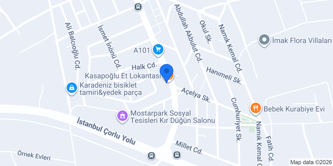 Kasapoğlu Et Lokantası konumu