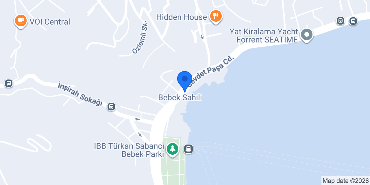 Bebek Hotel konumu