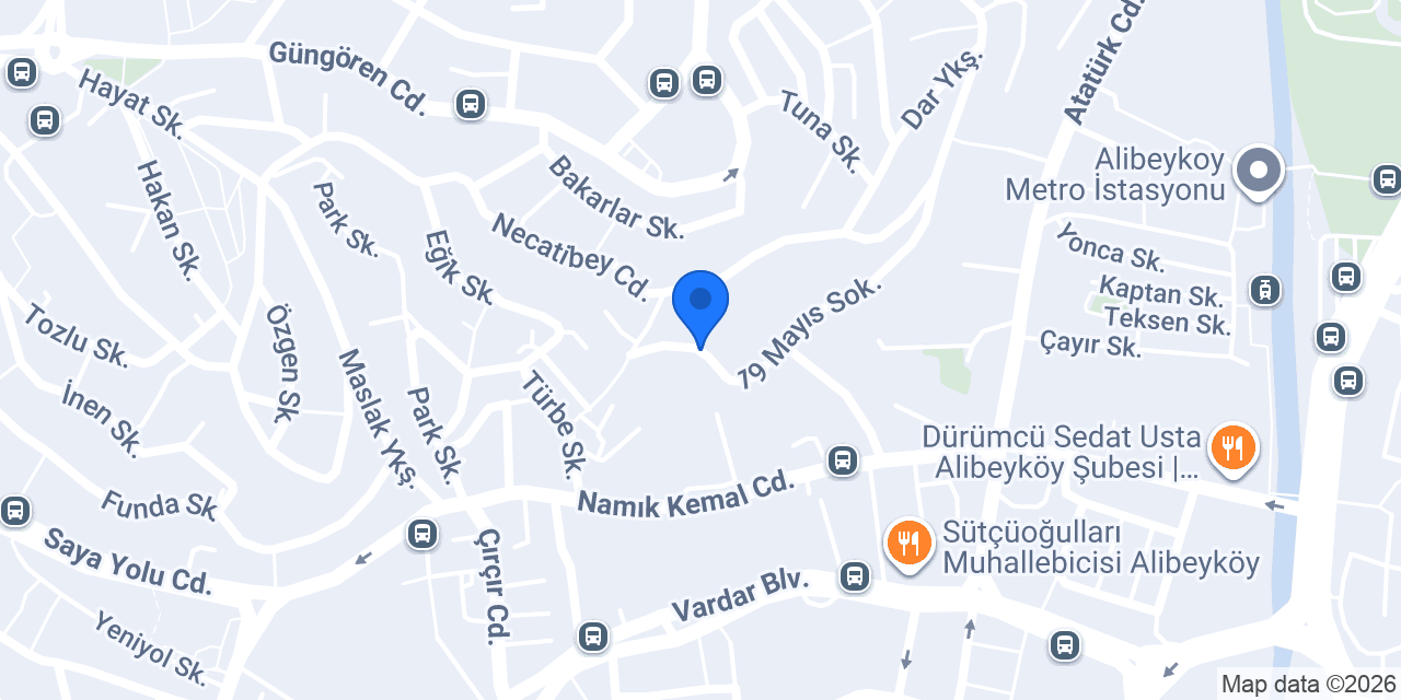 Bereç Suit Alibeyköy konumu