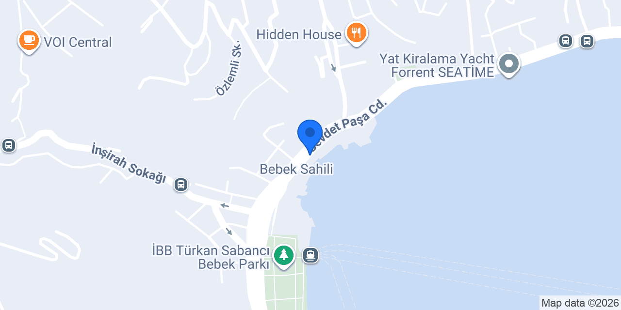 Odeabank - Bebek Şubesi konumu
