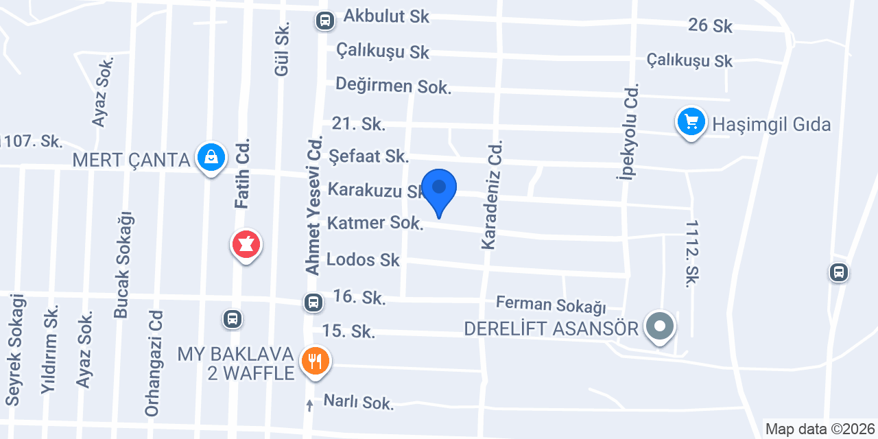Ahşap Masacı konumu