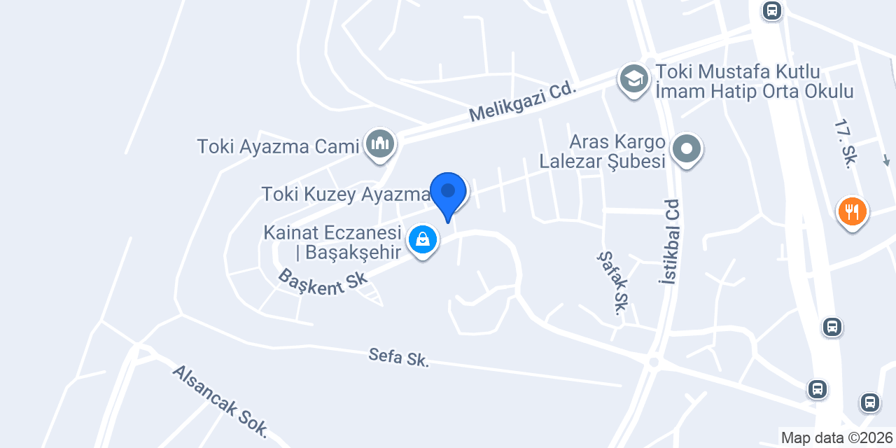 Babat Et ve Tavuk konumu