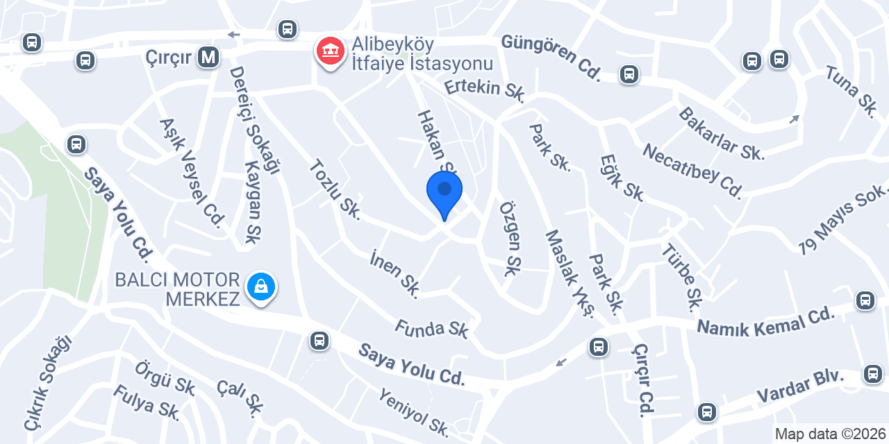 Cargox Eyüp Şube konumu