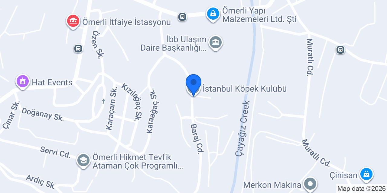 İstanbul Köpek Kulübü konumu