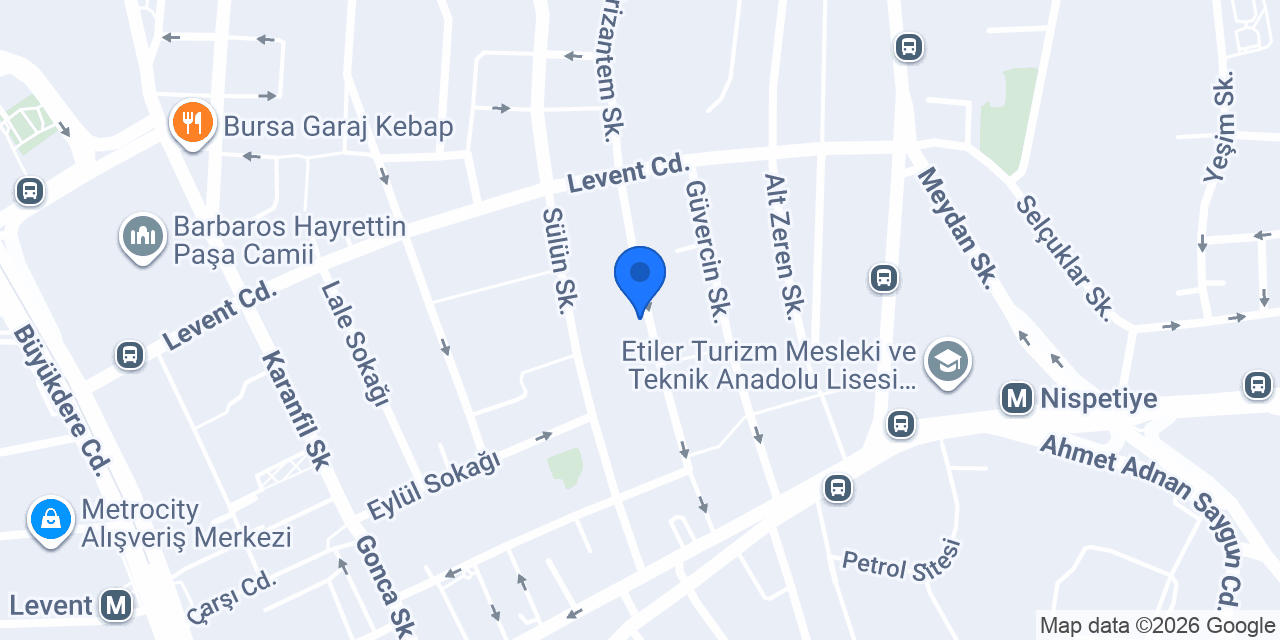 Medest Polikliniği konumu