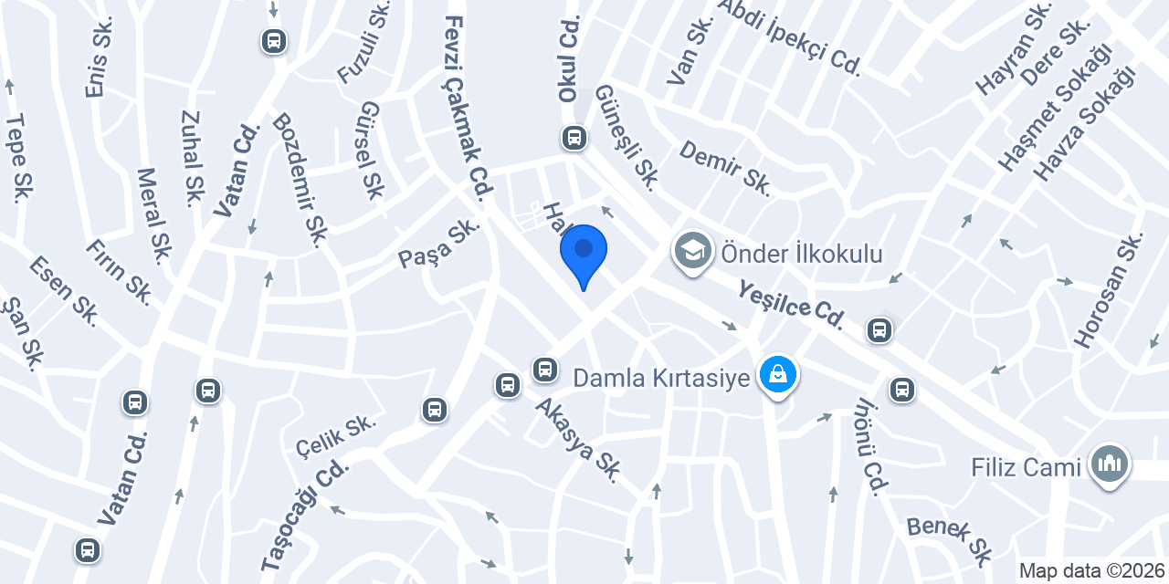 Çetin Pastanesi konumu