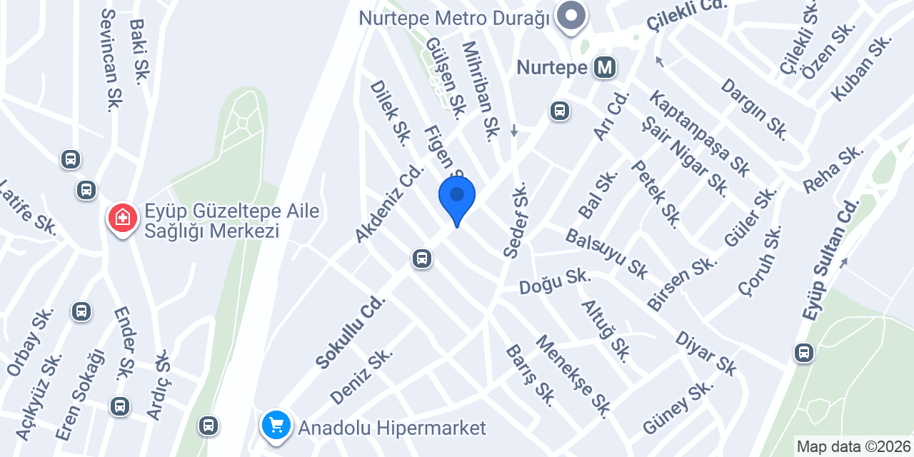 Tatlıbak Nurtepe Şubesi konumu