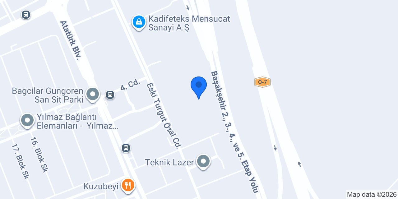 Beyza Mobilya konumu
