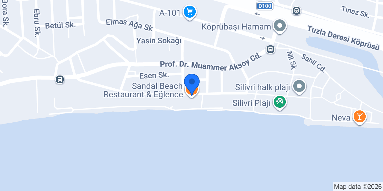 Sandal Beach Restaurant & Eğlence konumu