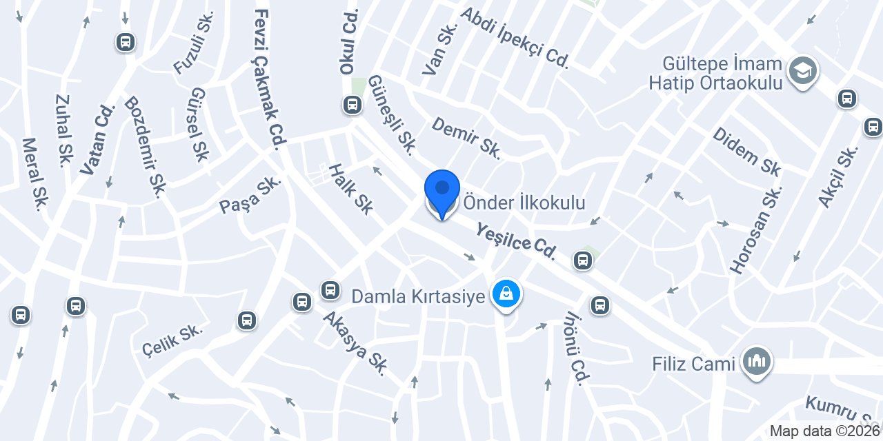 Önder İlkokulu konumu