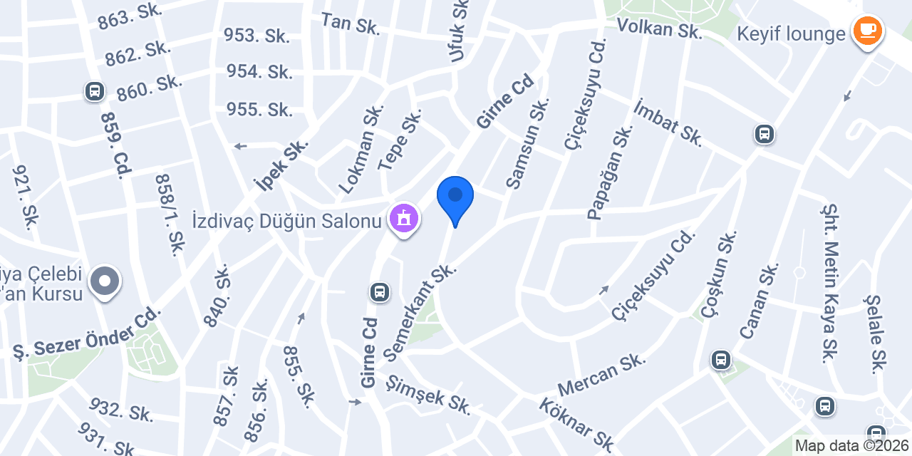 Inallar Turizm konumu