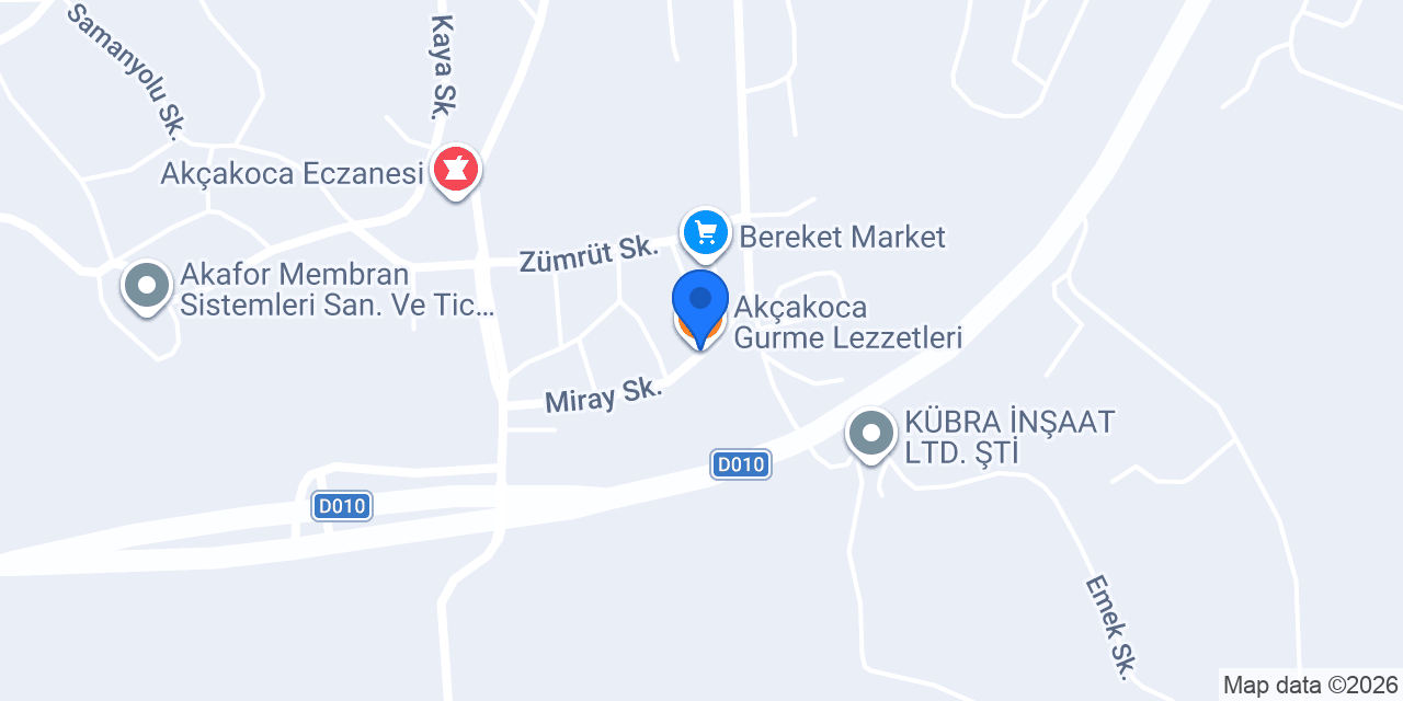 Akçakoca Gurme Lezzetleri konumu