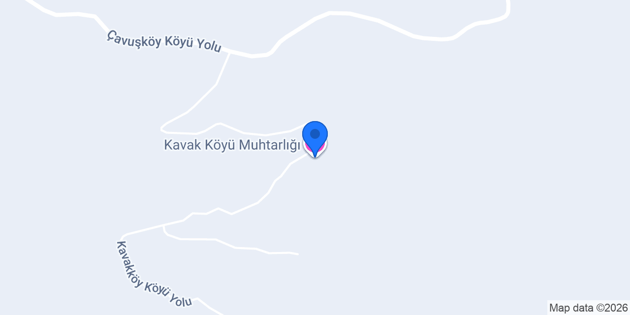 Kavak Köyü Muhtarlığı konumu