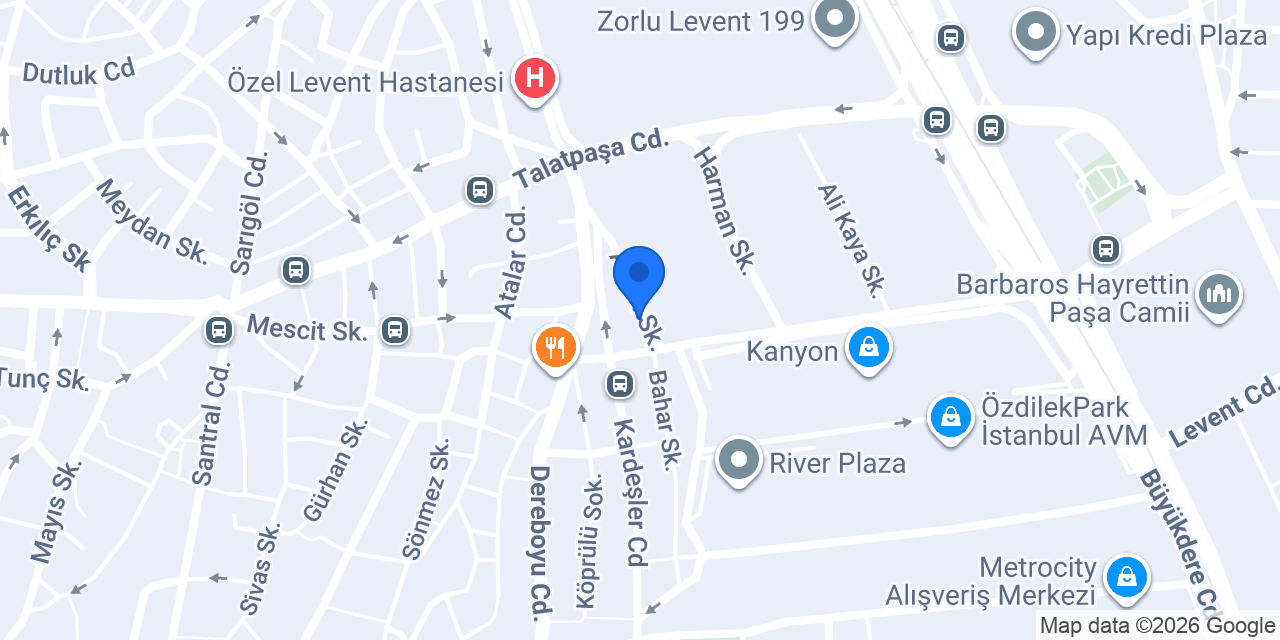 YC Hukuk Bürosu konumu
