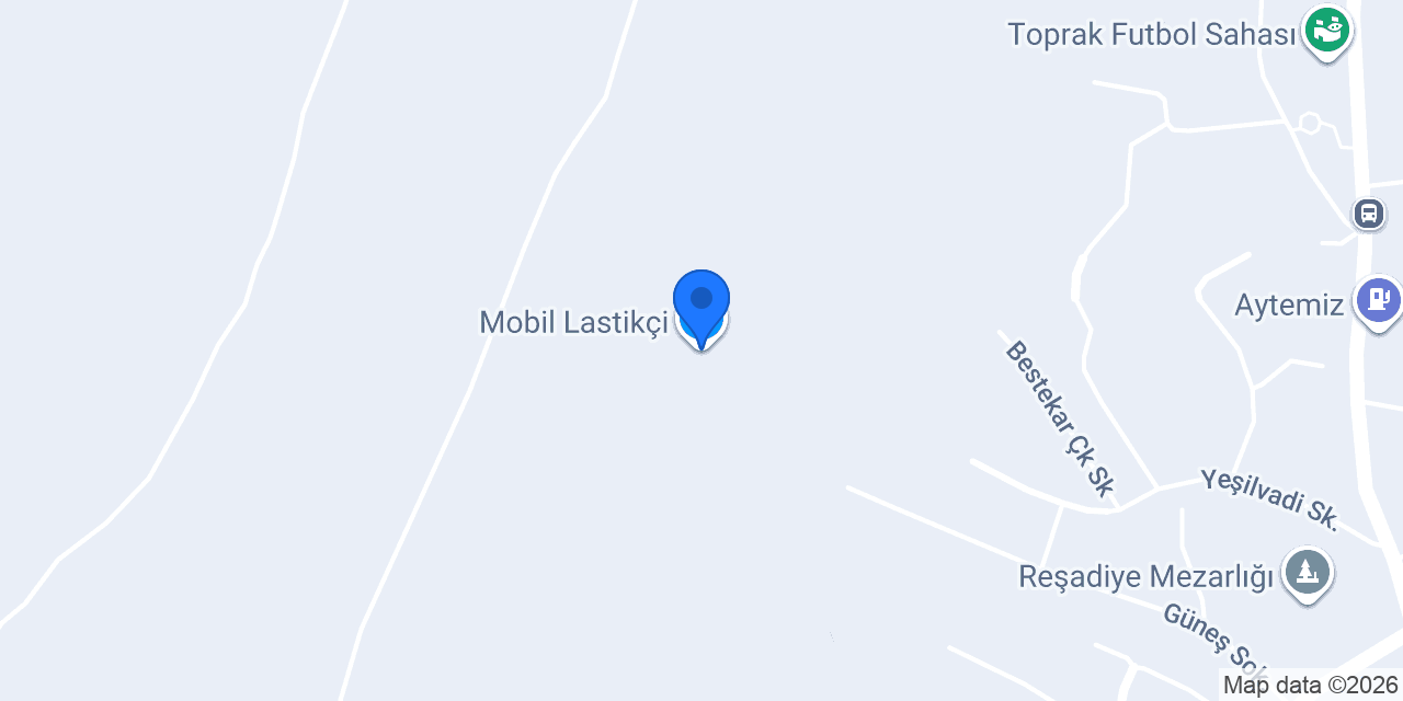 Mobil Lastikçi konumu