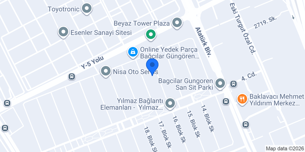 Teknik Oto Özel Servis konumu