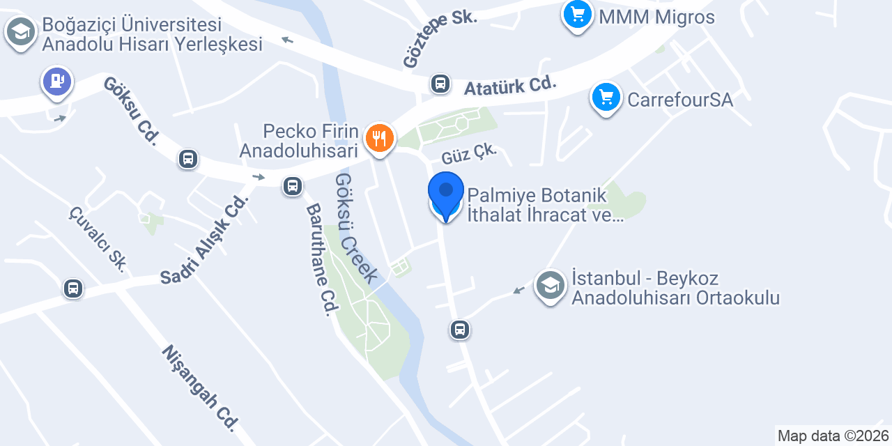 Ofis Çiçekleri konumu