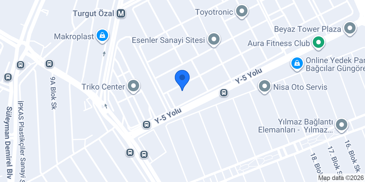 Kamer YMM Ltd. Şti. konumu