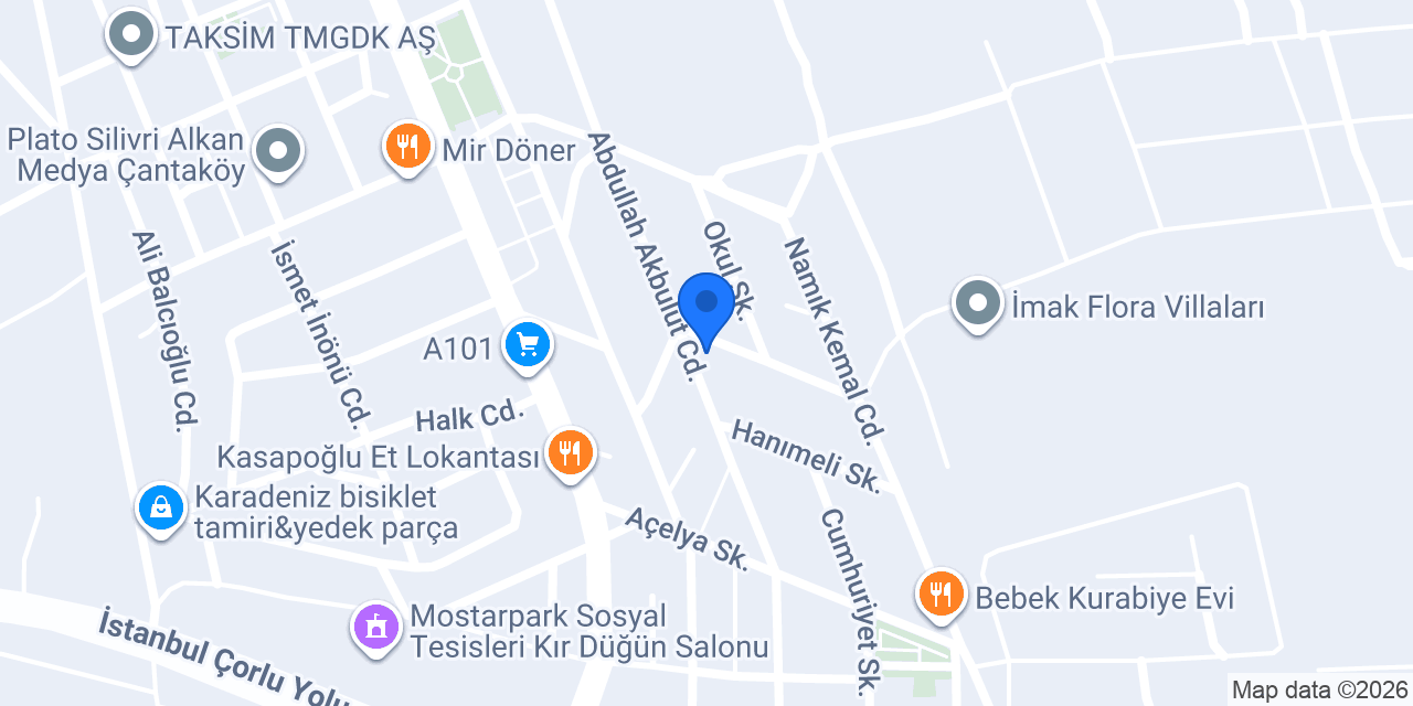 Tümer Market konumu