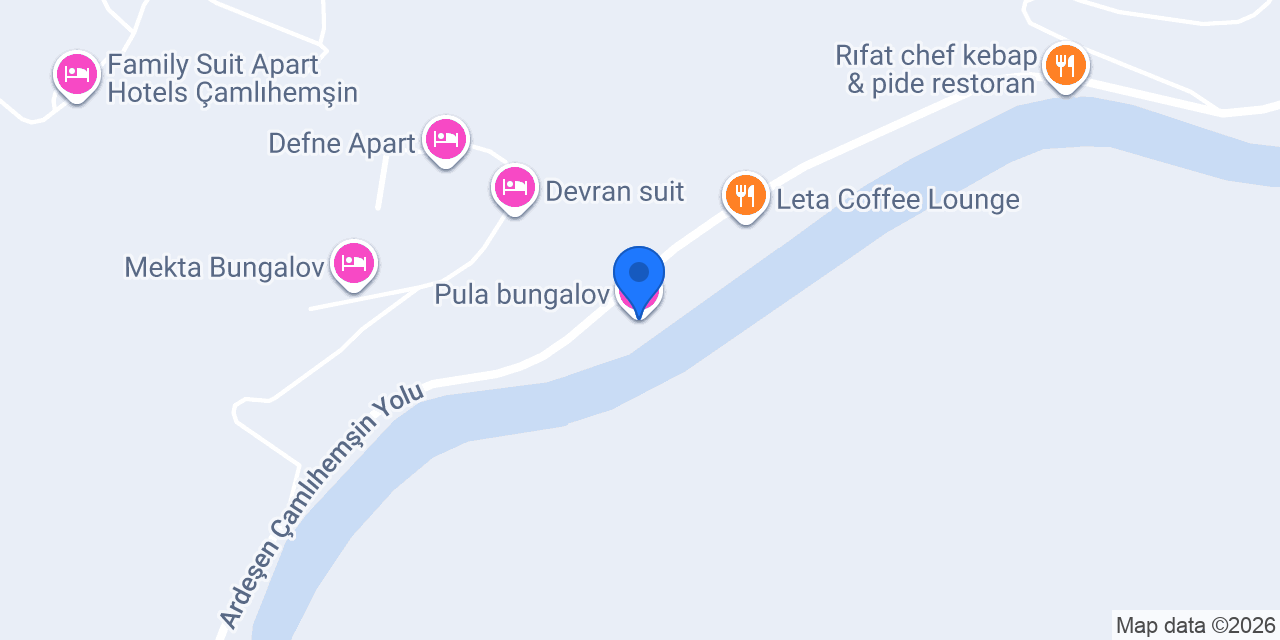 Pula bungalov konumu