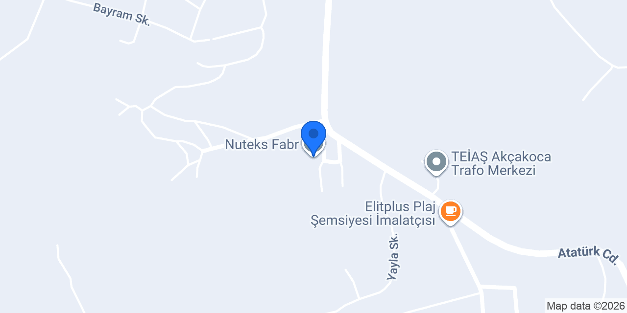 Nuteks Fabr. konumu