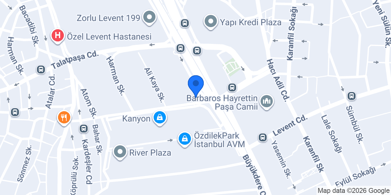 Park Dedeman Levent konumu