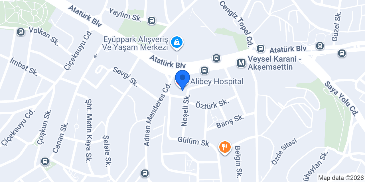 Dr. Osman Çetin Clinic - Eyüpsultan konumu