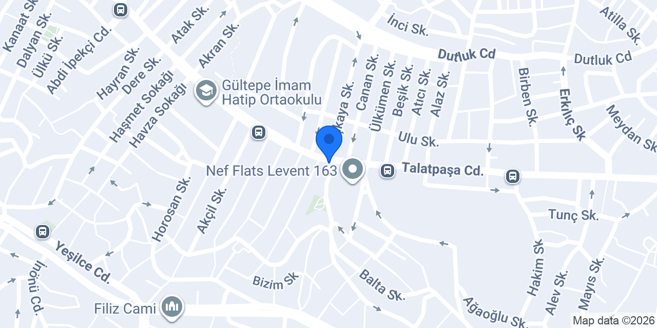 Akbank Gültepe/İst. Şubesi konumu