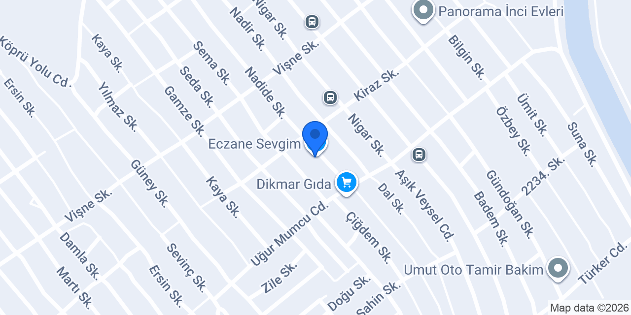 Eczane Sevgim konumu