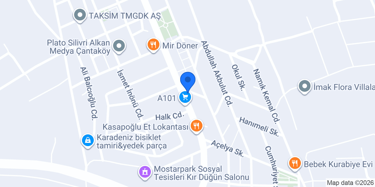 Oses Çiğ Köfte konumu