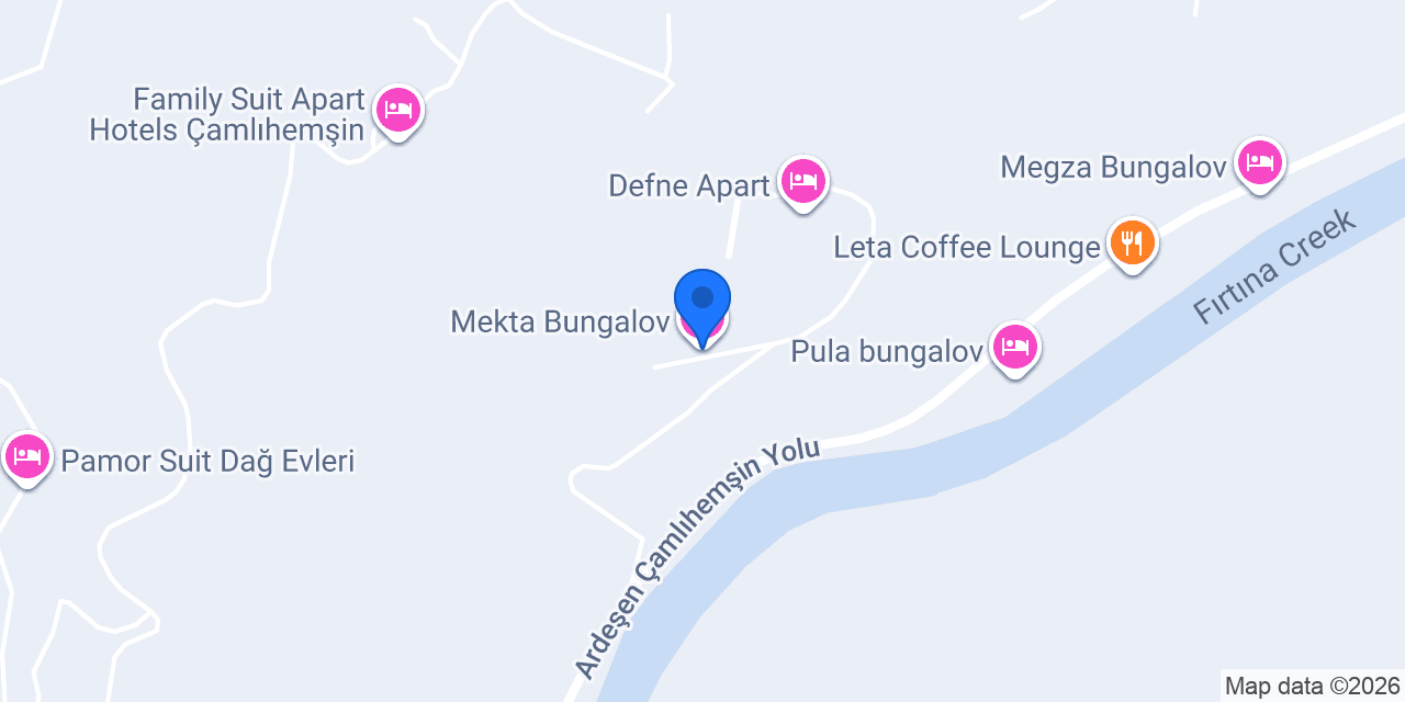 Mekta Bungalov konumu
