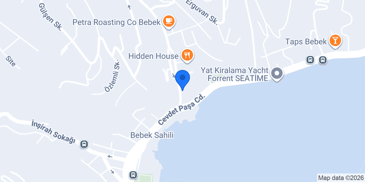 Garanti BBVA Bebek Şubesi konumu