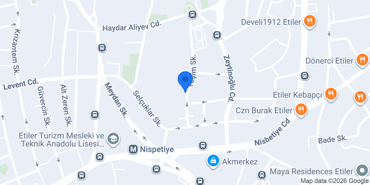 Dr. Behiye Bahar Dabakoğlu konumu