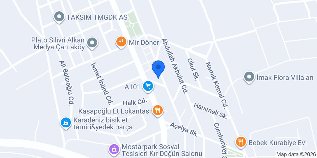Aktaşlar Dekor konumu