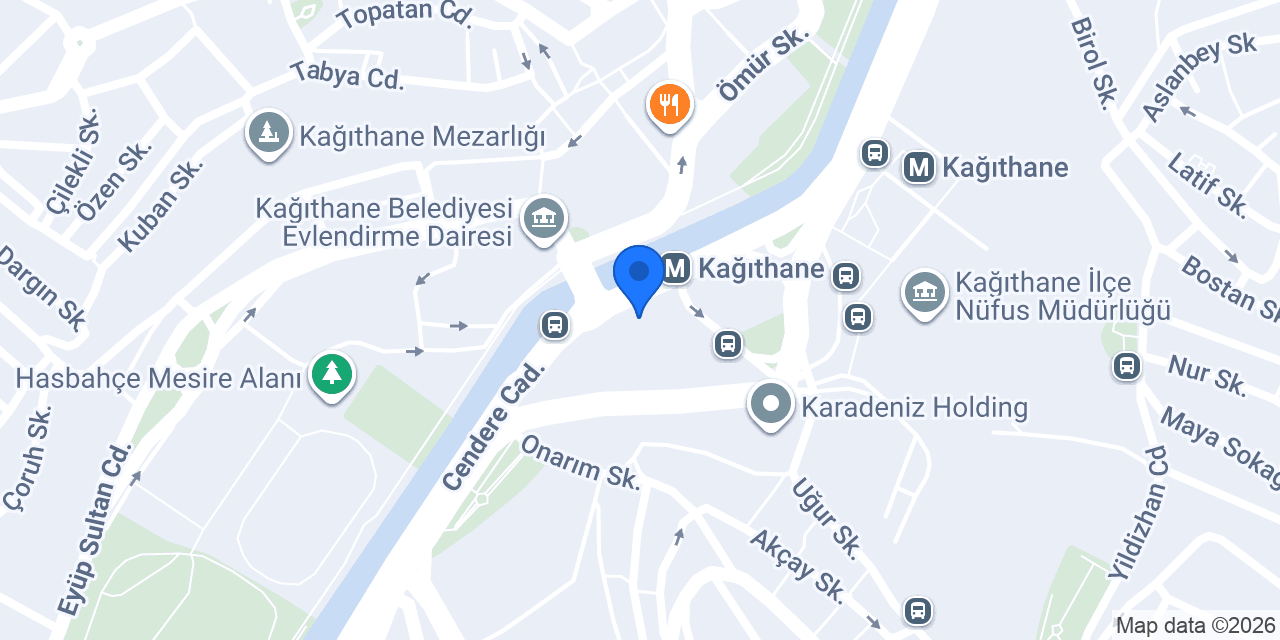 Dent Hekim Kağıthane konumu