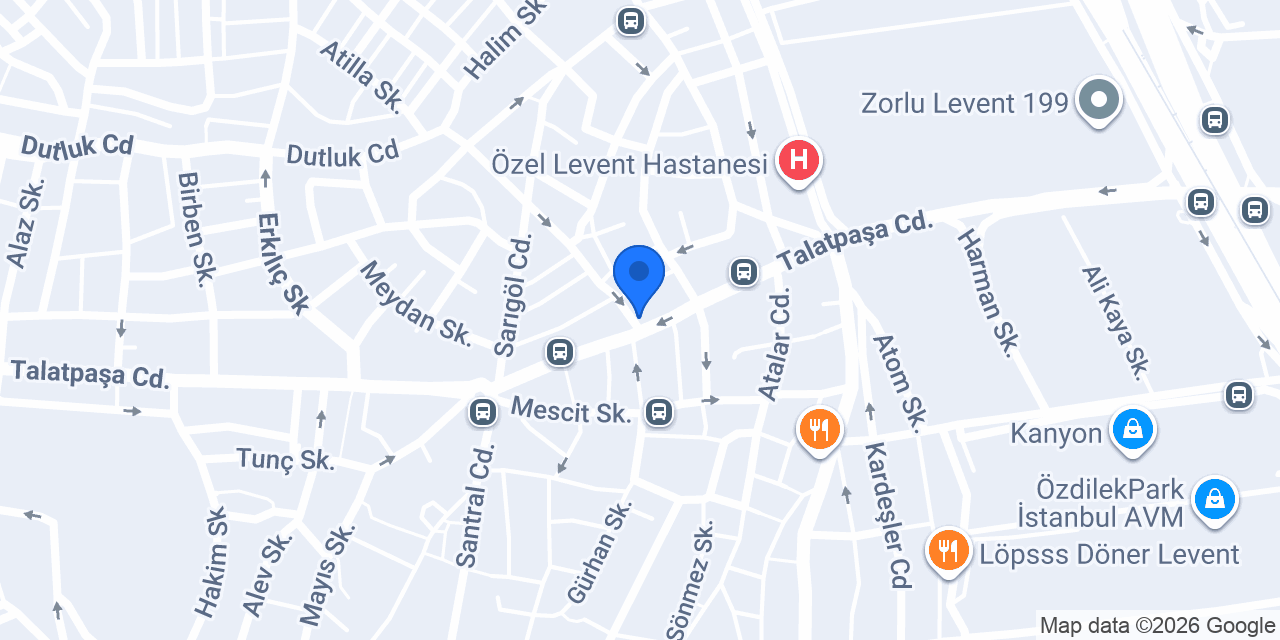 Vodafone Cep Merkezi konumu