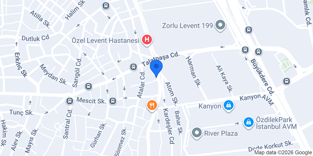 Levent Life konumu