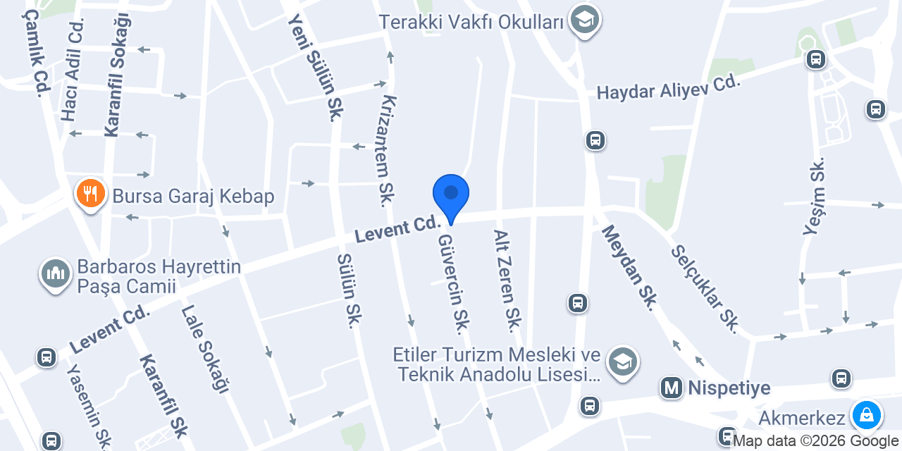 Elit Çiçekcilik konumu